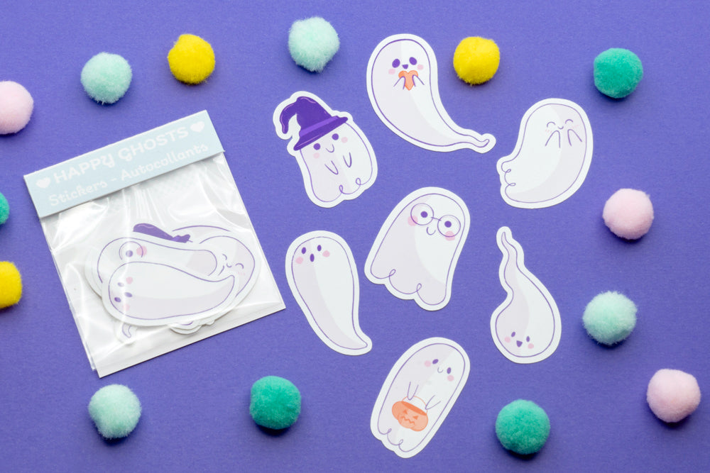 MINI AUTOCOLLANTS FANTÔMES