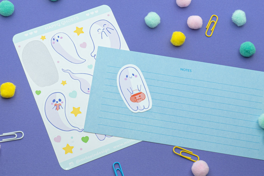 PLANCHE D'AUTOCOLLANTS FANTÔMES