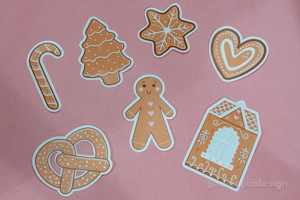 AUTOCOLLANTS BISCUITS DE NOËL
