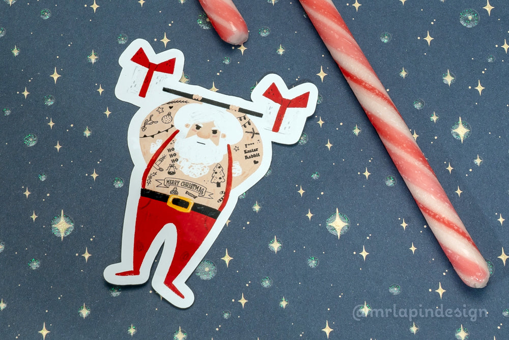 BAD SANTA STICKER